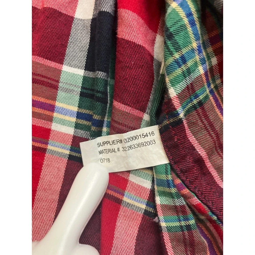 Ralph Lauren Flannel Shirt Boys 5 Multicolor Tartan Plaid Pony Logo Button Down‎
